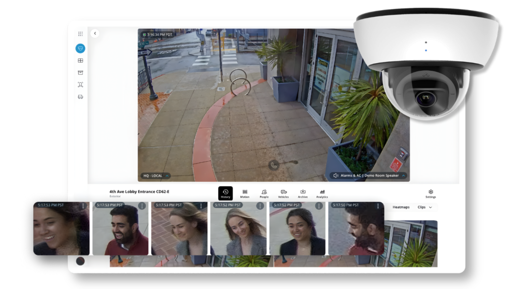Eyeson 360 Additional Options - Facial Recognition